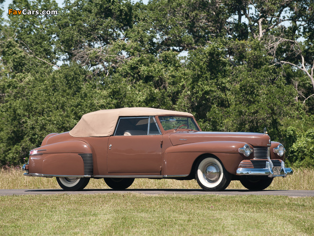 Images of Lincoln Continental 2-door Cabriolet (56) 1942 (640 x 480)