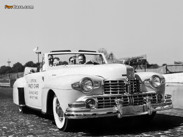 Images of Lincoln Continental Cabriolet Indy 500 Pace Car 1946 (640 x 480)