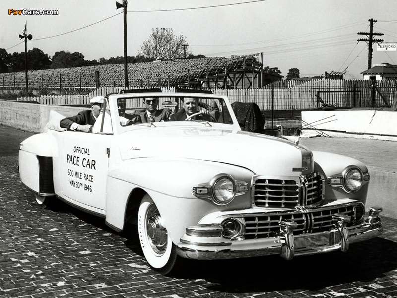 Images of Lincoln Continental Cabriolet Indy 500 Pace Car 1946 (800 x 600)