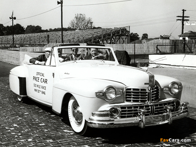 Images of Lincoln Continental Cabriolet Indy 500 Pace Car 1946 (640 x 480)