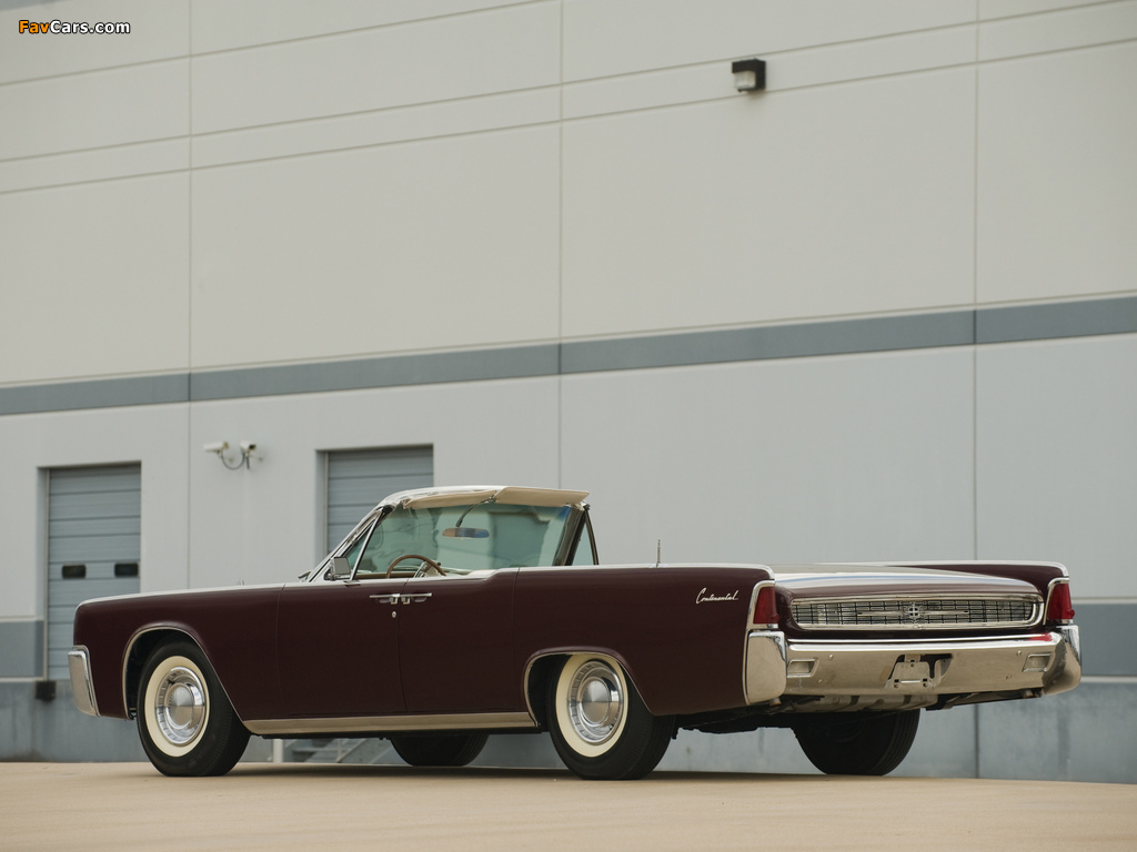 Images of Lincoln Continental Convertible 1962 (1024 x 768)