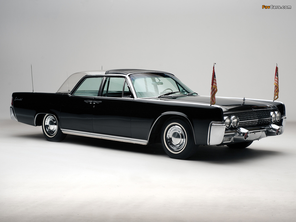 Images of Lincoln Continental Bubbletop Kennedy Limousine 1962 (1024 x 768)
