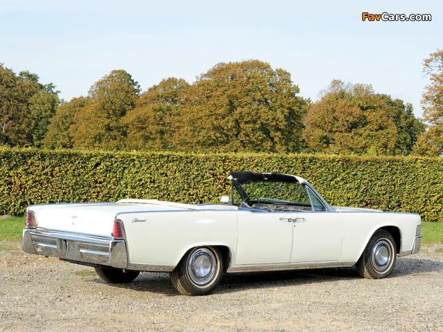 Images of Lincoln Continental Convertible 1965 (640 x 480)