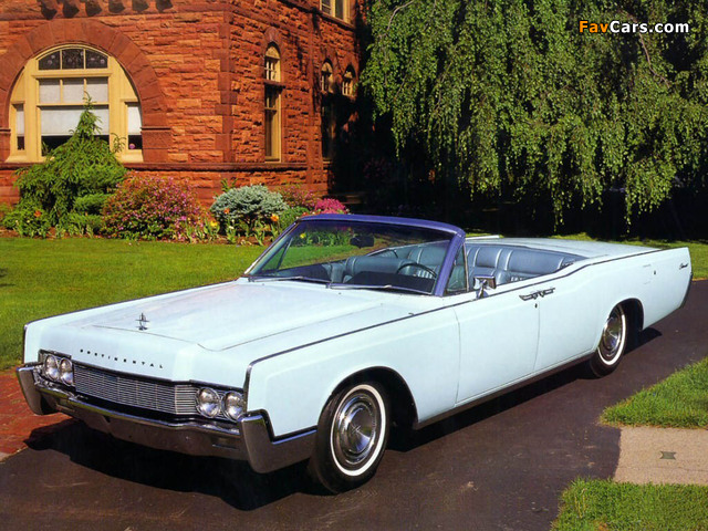 Images of Lincoln Continental Convertible 1967 (640 x 480)