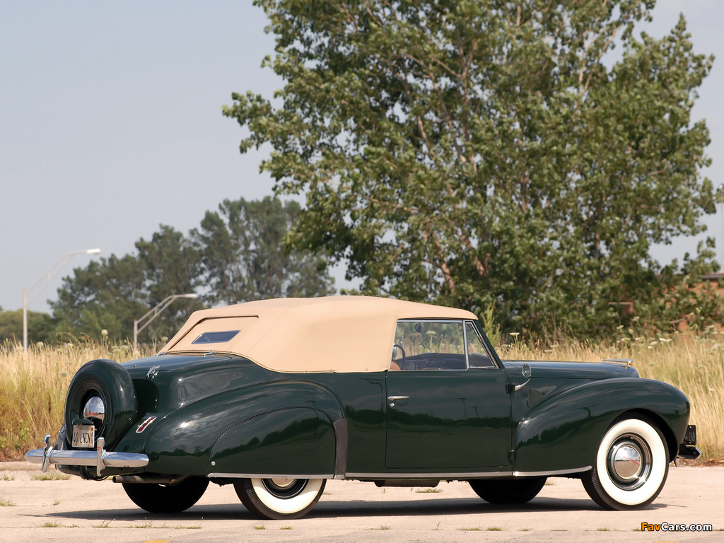 Lincoln Zephyr Continental Cabriolet 1939–40 photos (1024 x 768)
