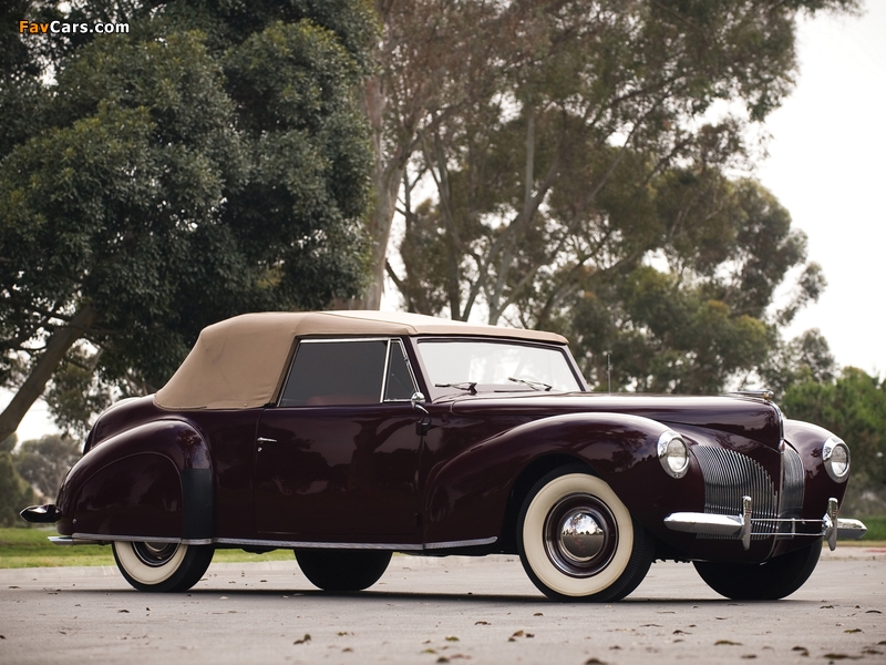 Lincoln Zephyr Continental Cabriolet 1939–40 pictures (800 x 600)