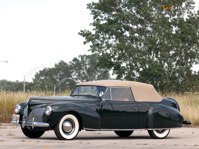 Lincoln Zephyr Continental Cabriolet 1939–40 pictures (640 x 480)