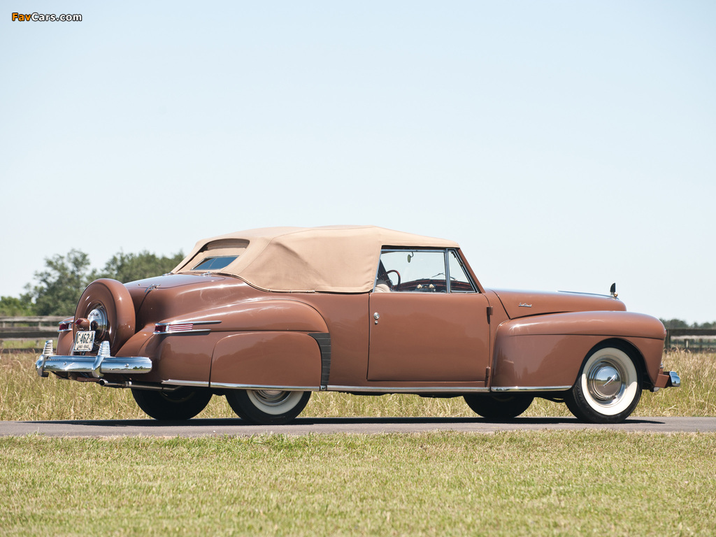 Lincoln Continental 2-door Cabriolet (56) 1942 photos (1024 x 768)