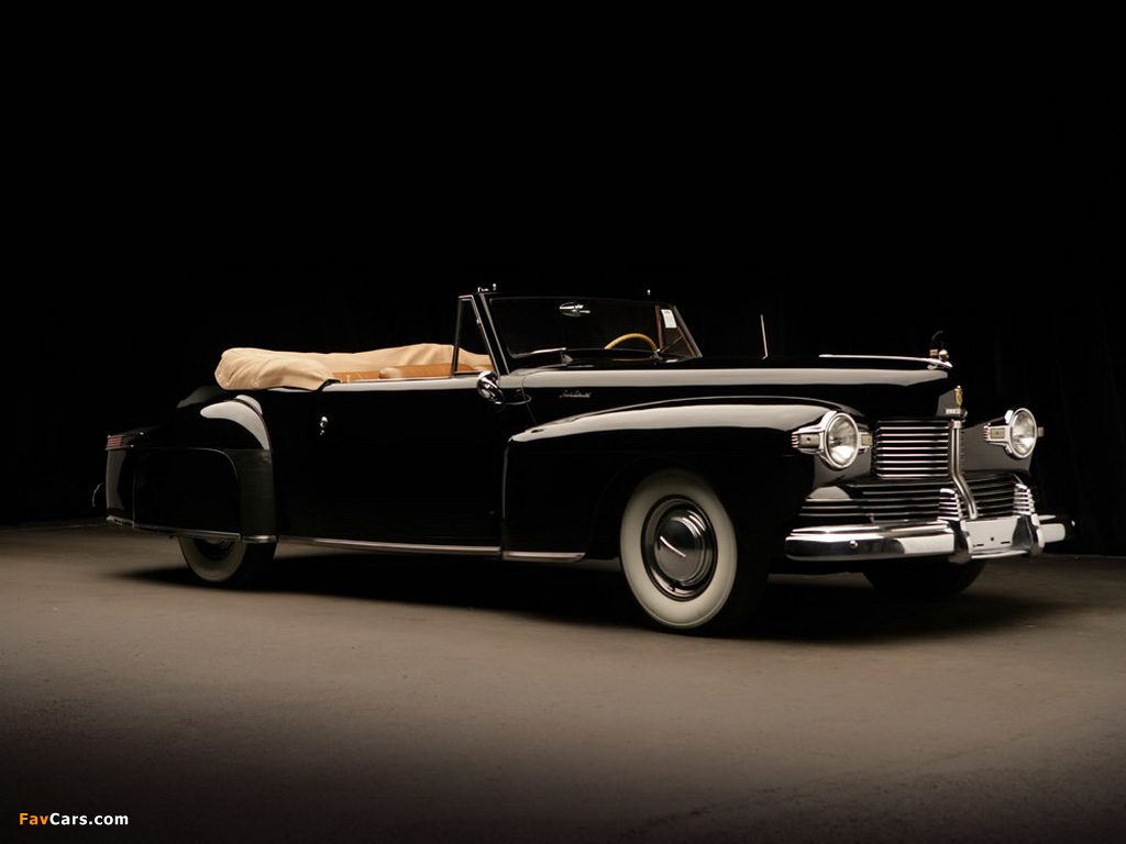 Lincoln Continental 2-door Cabriolet (56) 1942 pictures (1024 x 768)