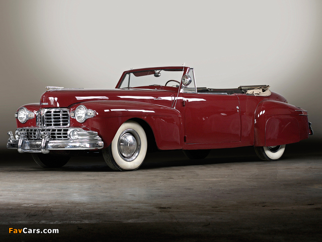 Lincoln Continental Cabriolet 1946 wallpapers (640 x 480)