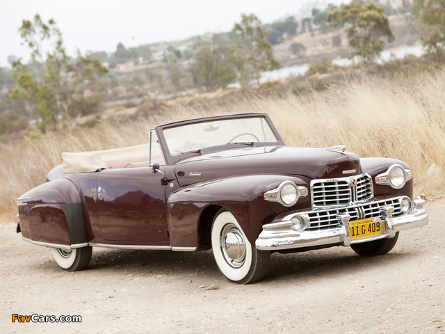 Lincoln Continental Cabriolet 1947–48 images (640 x 480)