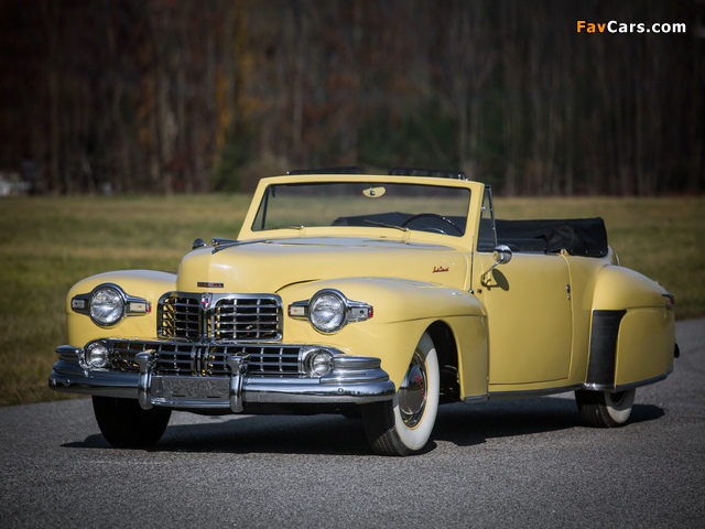 Lincoln Continental Cabriolet 1947–48 pictures (640 x 480)