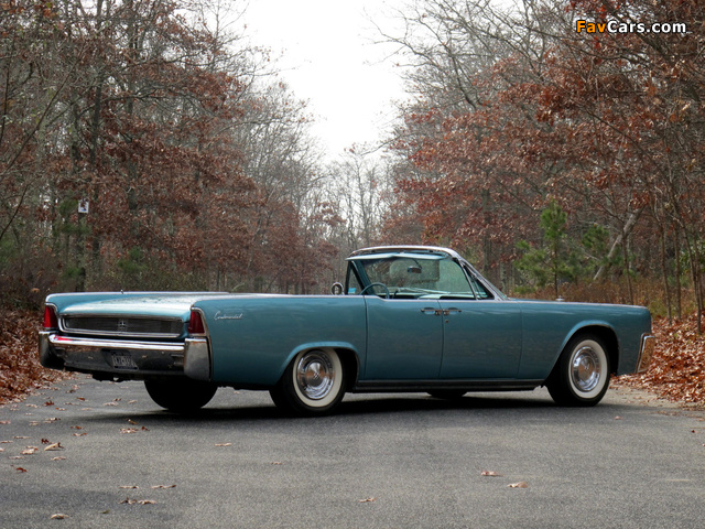 Lincoln Continental Convertible 1961 images (640 x 480)