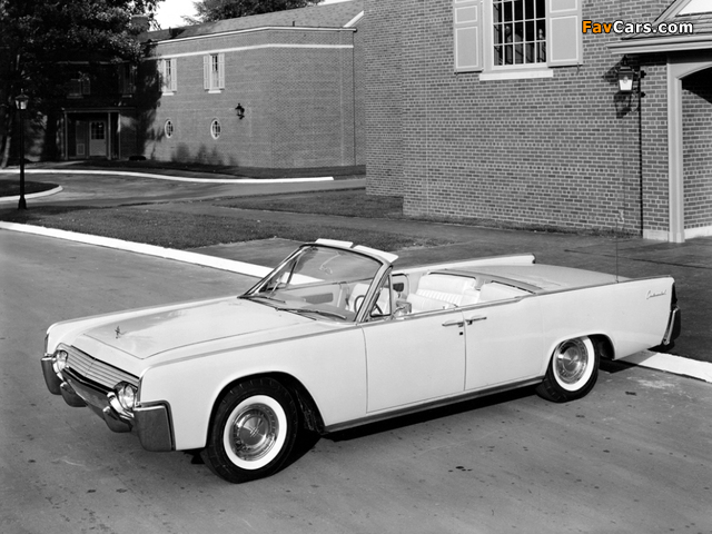 Lincoln Continental Convertible 1961 images (640 x 480)