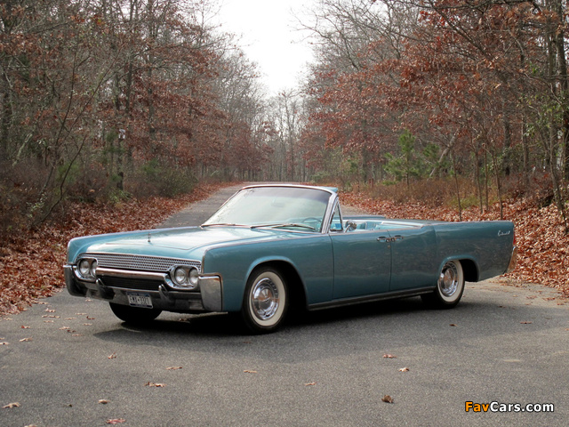 Lincoln Continental Convertible 1961 wallpapers (640 x 480)