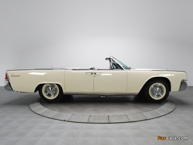Lincoln Continental Convertible 1962 pictures (640 x 480)