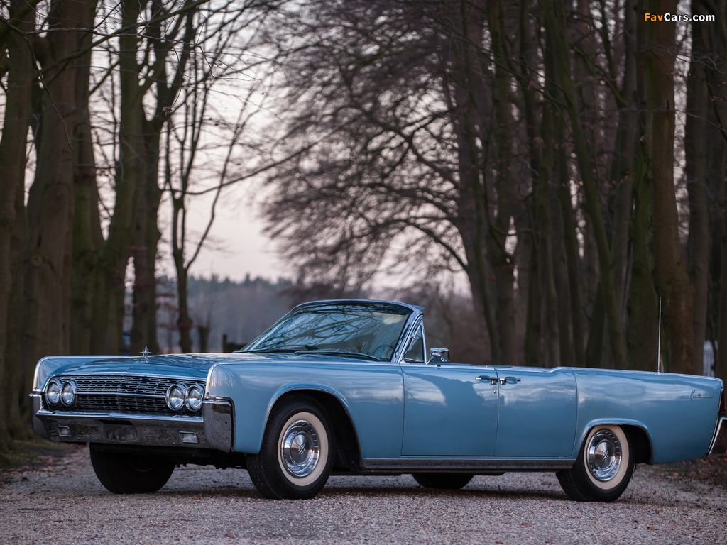 Lincoln Continental Convertible (74A) 1962 pictures (1024 x 768)