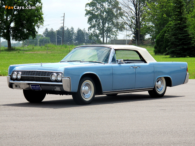 Lincoln Continental Convertible 1962 wallpapers (640 x 480)