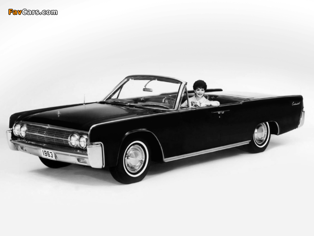 Lincoln Continental Convertible 1963 photos (640 x 480)