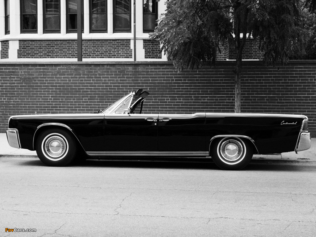 Lincoln Continental Convertible 1963 pictures (1024 x 768)