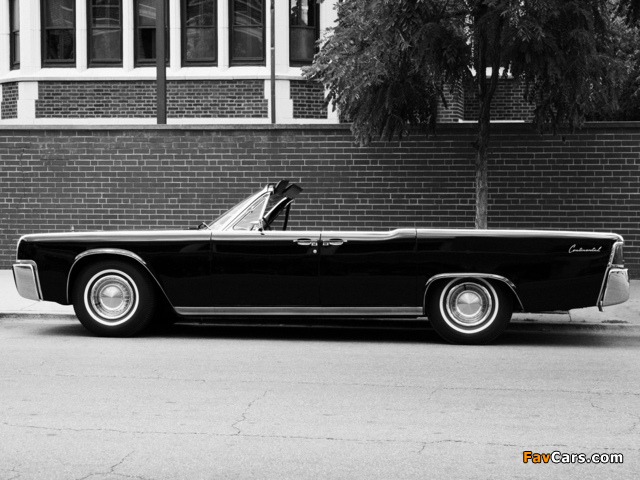 Lincoln Continental Convertible 1963 pictures (640 x 480)
