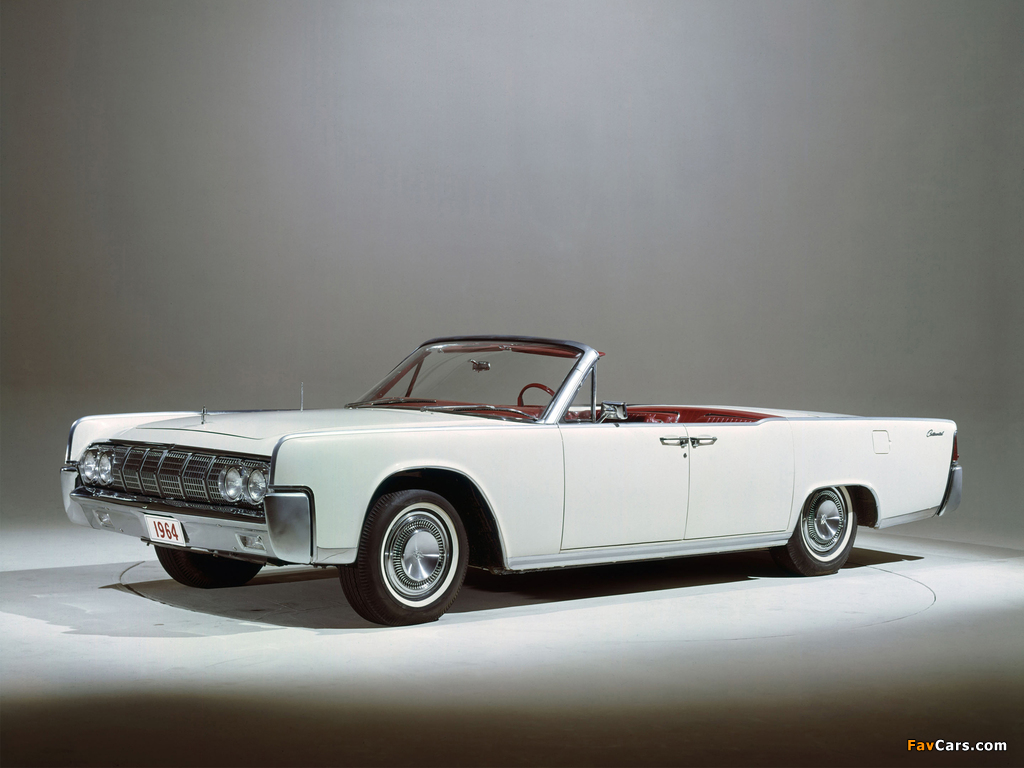 Lincoln Continental Convertible (74A) 1964 photos (1024 x 768)