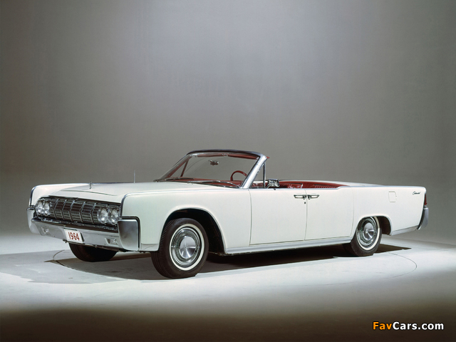 Lincoln Continental Convertible (74A) 1964 photos (640 x 480)