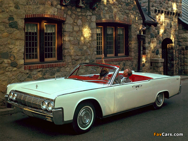 Lincoln Continental Convertible (74A) 1964 photos (640 x 480)