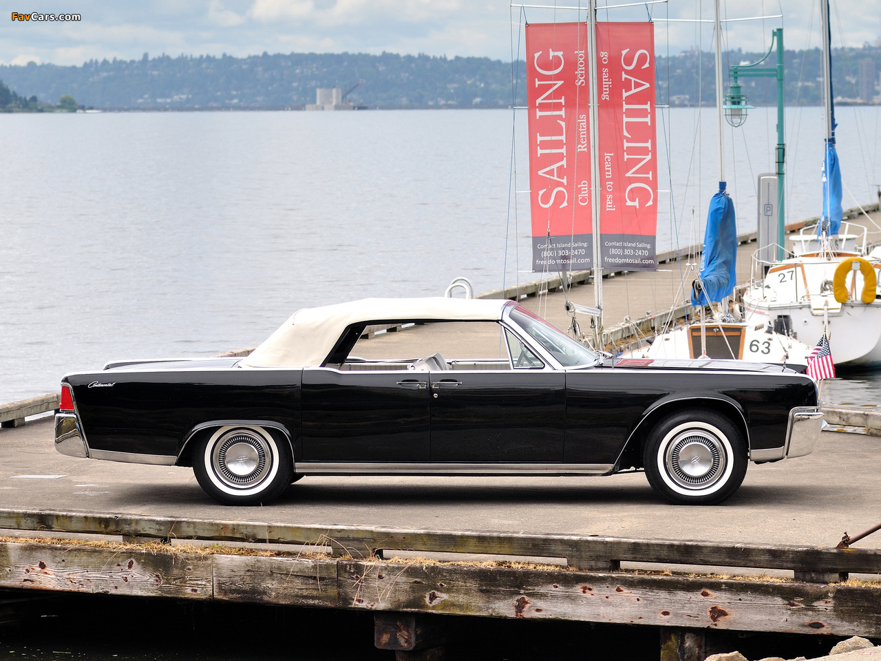 Lincoln Continental Convertible (74A) 1964 pictures (1280 x 960)