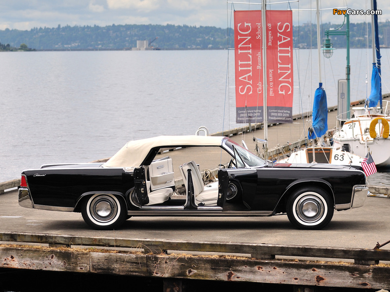 Lincoln Continental Convertible (74A) 1964 wallpapers (800 x 600)
