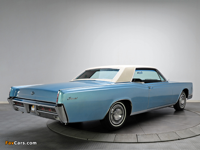 Lincoln Continental Hardtop Coupe 1966 images (640 x 480)