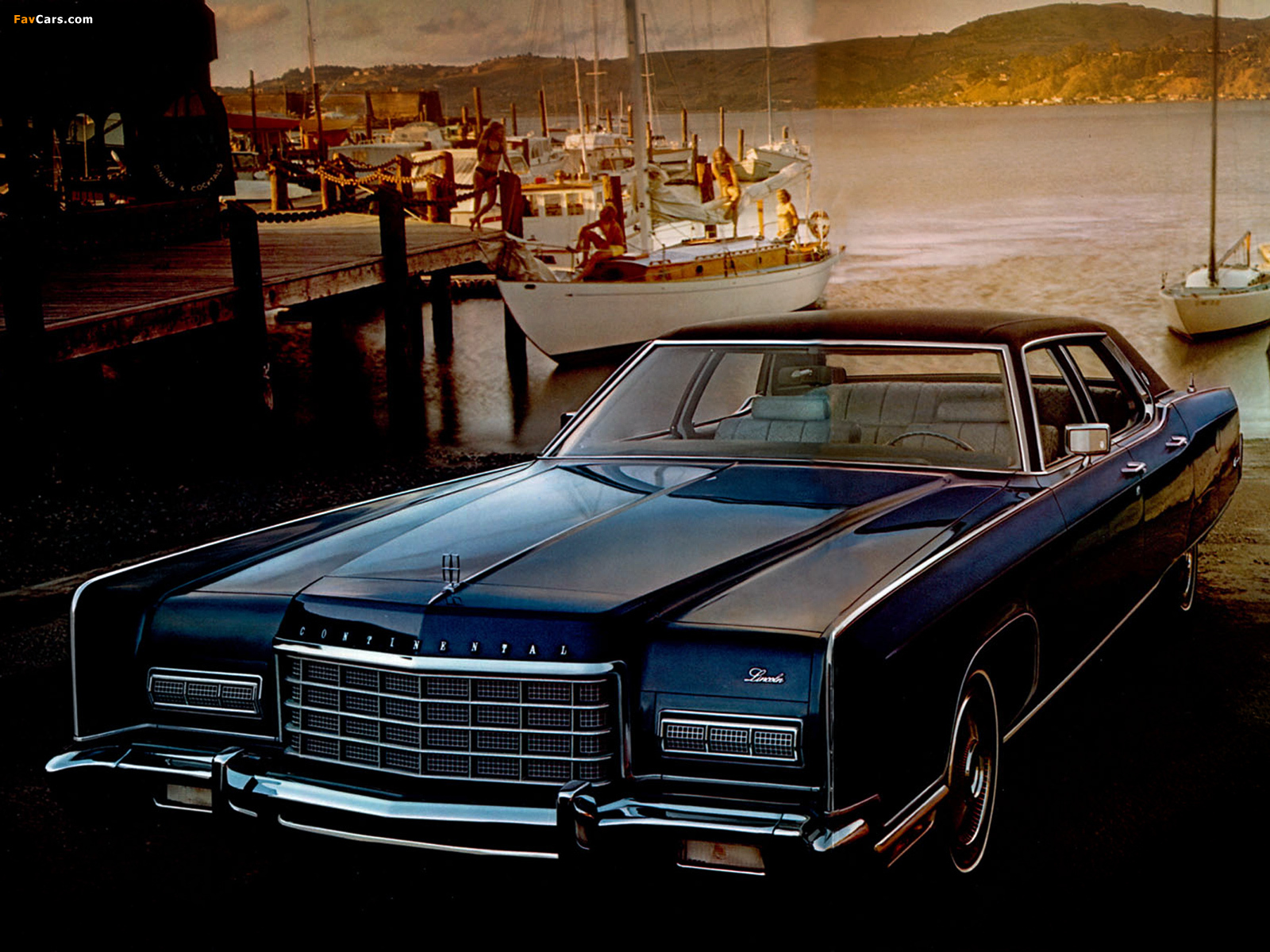 Lincoln Continental Sedan (53A) 1973 images (1600 x 1200)