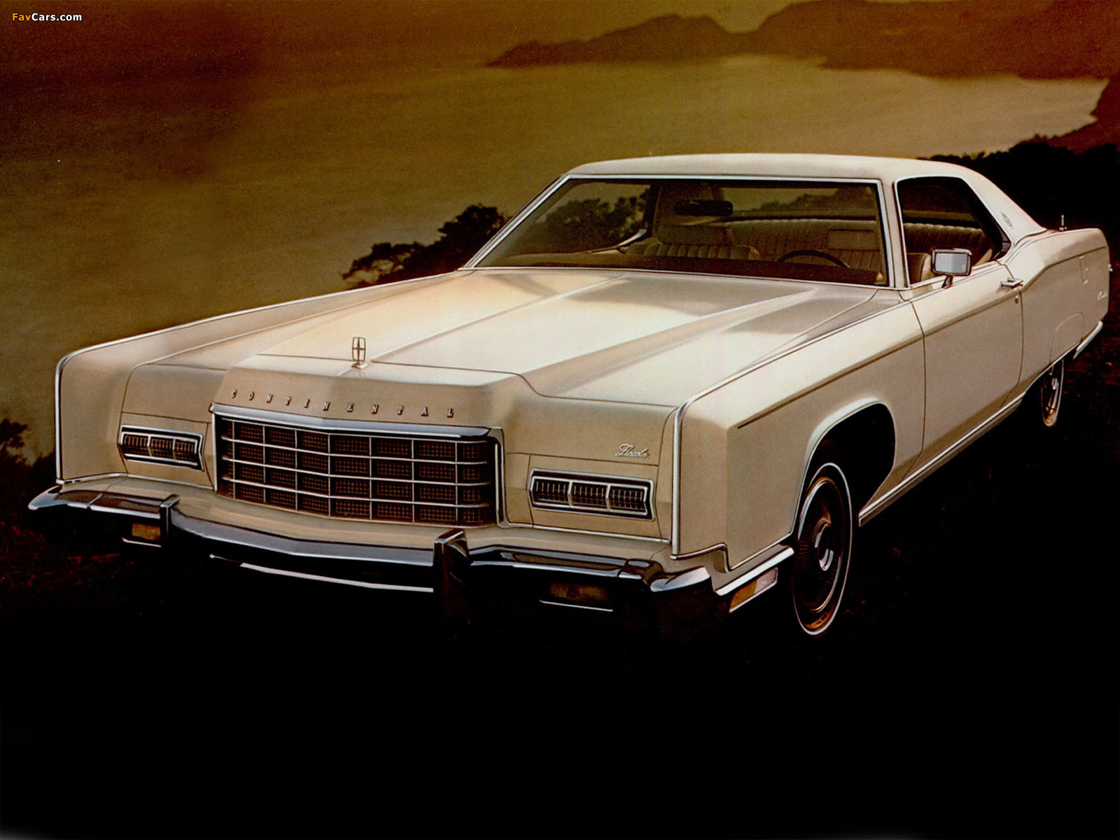 Lincoln Continental Town Coupe 1973 photos (1600 x 1200)
