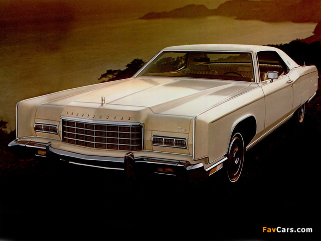 Lincoln Continental Town Coupe 1973 photos (640 x 480)