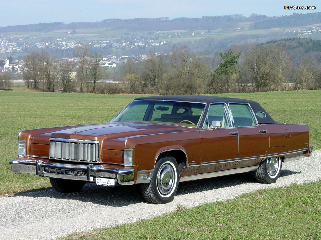 Lincoln Continental Town Car 1976 images (1024 x 768)