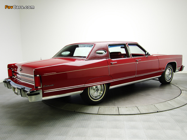 Lincoln Continental Town Car 1976 wallpapers (640 x 480)