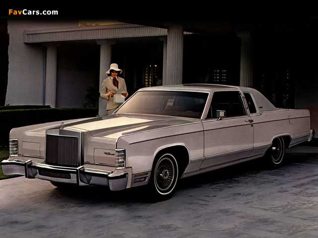 Lincoln Continental Town Coupe 1977 images (640 x 480)