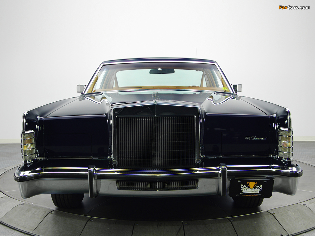 Lincoln Continental Coupe 1978 wallpapers (1024 x 768)