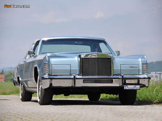 Lincoln Continental Town Coupe 1979 wallpapers (640 x 480)