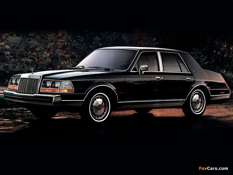 Lincoln Continental 1984–87 pictures (800 x 600)