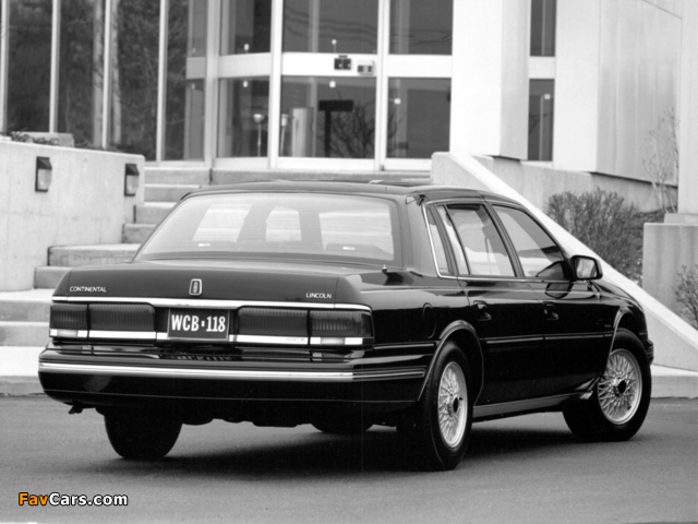 Lincoln Continental 1988–94 images (640 x 480)