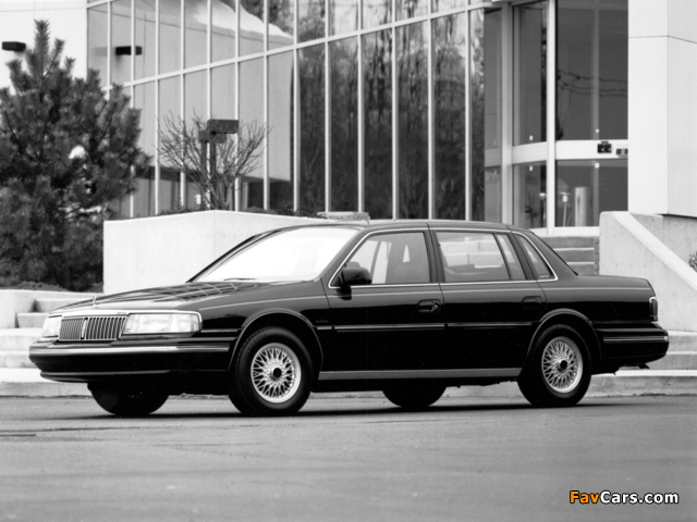 Lincoln Continental 1988–94 photos (640 x 480)
