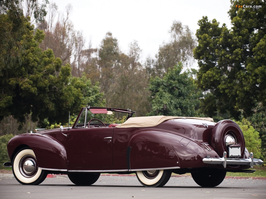 Photos of Lincoln Zephyr Continental Cabriolet 1939–40 (1024 x 768)