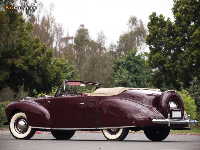 Photos of Lincoln Zephyr Continental Cabriolet 1939–40 (640 x 480)