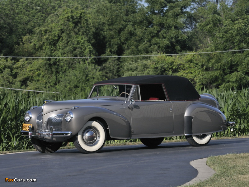 Photos of Lincoln Continental Cabriolet (16H-56) 1941 (800 x 600)
