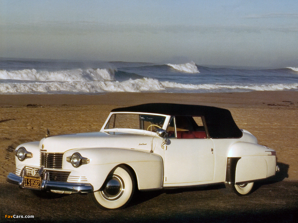 Photos of Lincoln Continental 2-door Cabriolet (56) 1942 (1024 x 768)