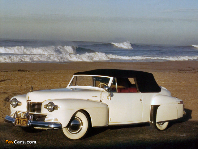 Photos of Lincoln Continental 2-door Cabriolet (56) 1942 (640 x 480)
