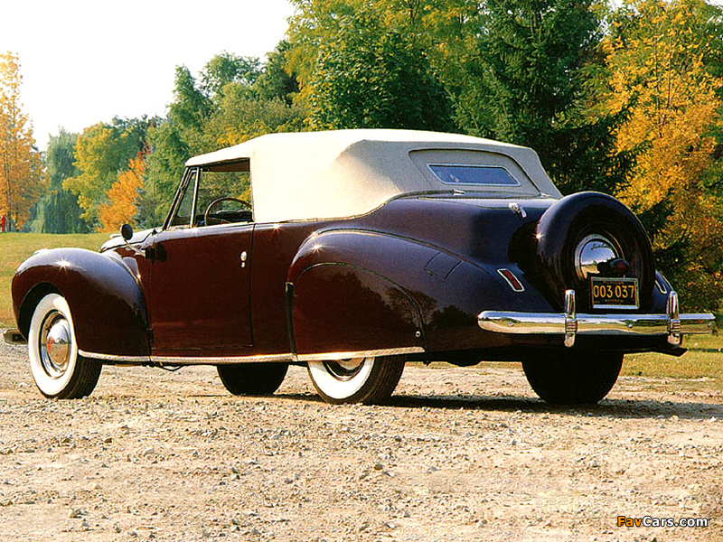 Pictures of Lincoln Zephyr Continental Cabriolet 1939–40 (800 x 600)