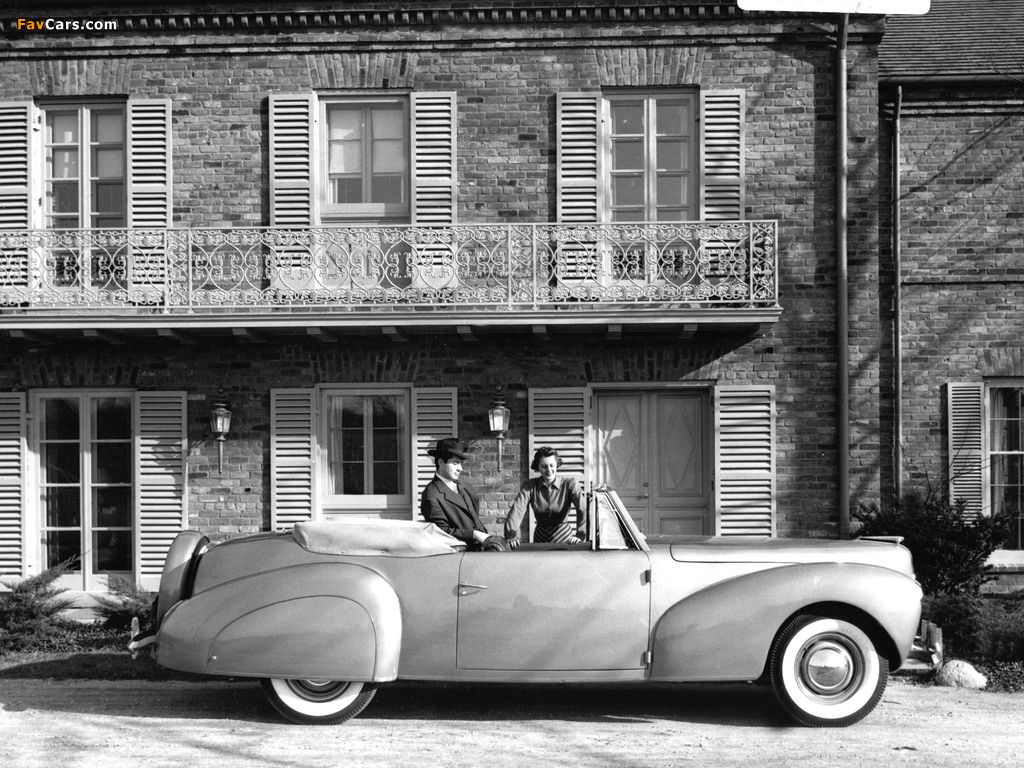 Pictures of Lincoln Zephyr Continental Cabriolet 1939–40 (1024 x 768)