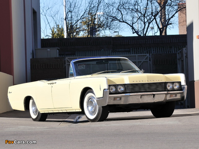 Pictures of Lincoln Continental Convertible (74A) 1966 (640 x 480)